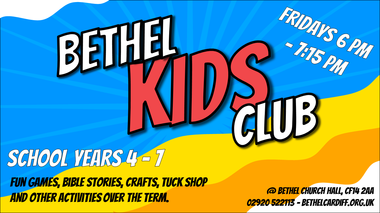 Bethel Kids Advert Sept 2024